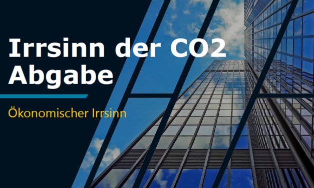 Die CO2 Abgabe ist reiner Irrsinn