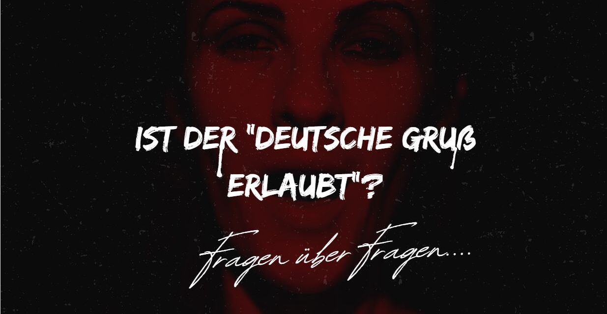 Teddybären und der „Deutsche Gruß“