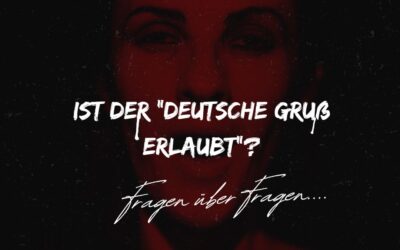 Teddybären und der „Deutsche Gruß“