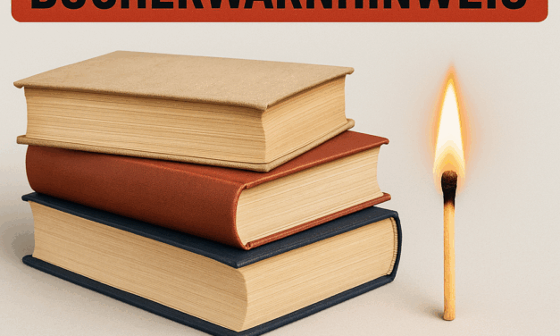 Endlich: Ein Bücherwarnhinweis!
