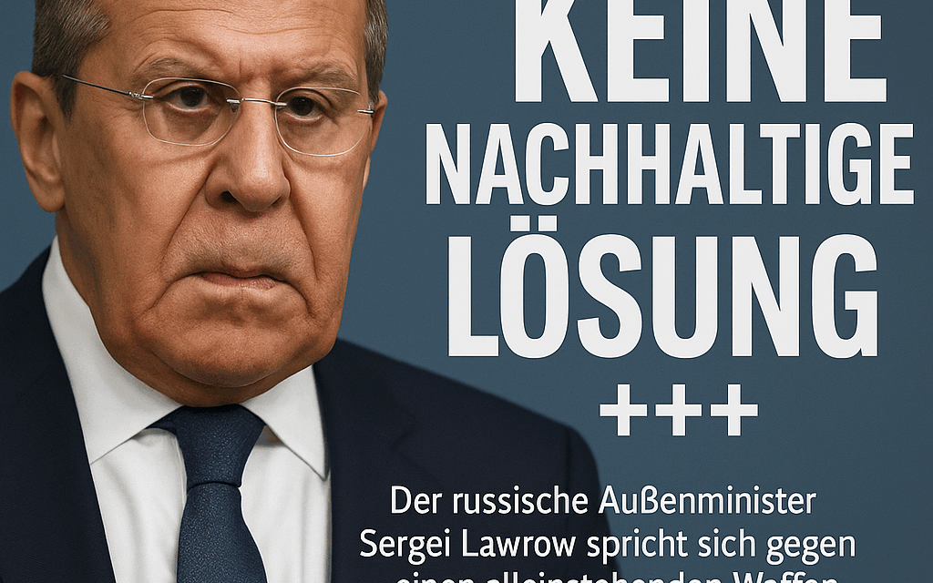 Spricht Lawrow von Selbstmord?