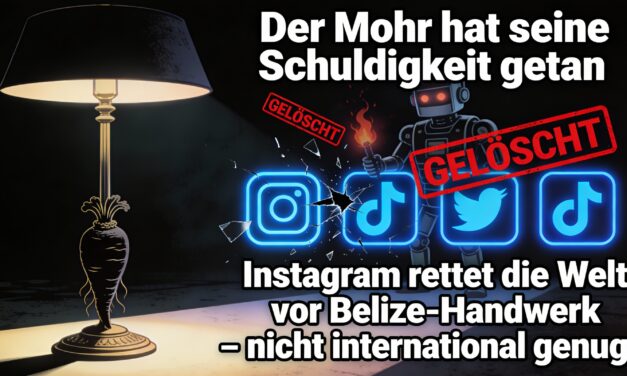 Der Mohr hat seine Schuldigkeit getan, oder?