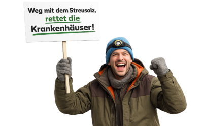 Ein guter Deutscher verwendet kein Streusalz!