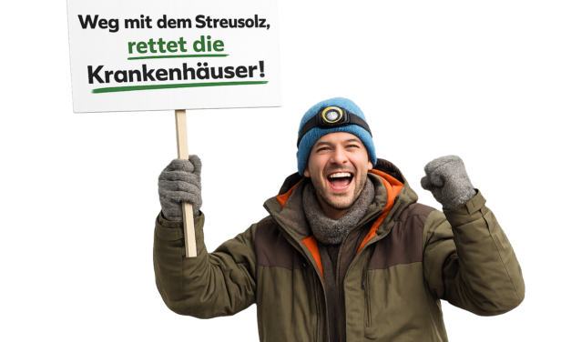 Ein guter Deutscher verwendet kein Streusalz!