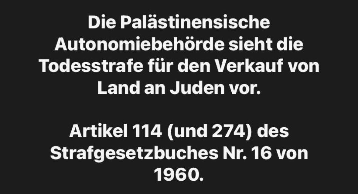 Palästina: Politik und die Todesstrafe
