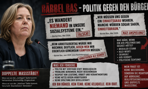 Bärbel Bas und der politische Frust eines Bürgers